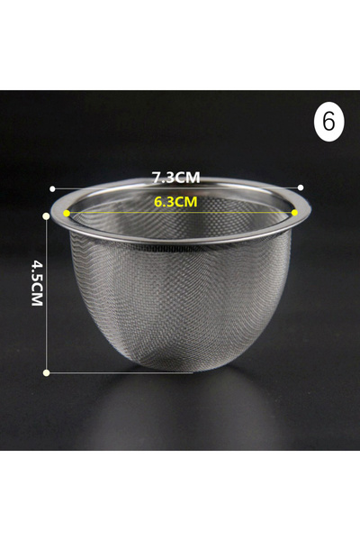 Choice8 6 1pc 304 Stainless Steel Reusable Tea Infuser Tea Strainer Teapot Lo...