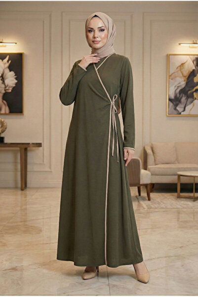 GIONA Kadın Biyeli Haki Namaz Elbisesi