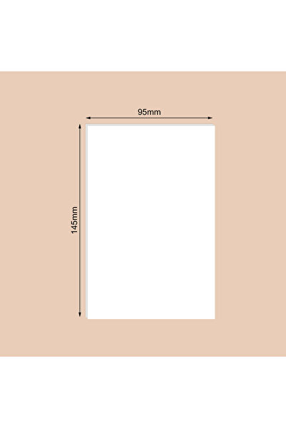 Choice ٢٠ قطعة بيضاء، ٢٠/٥٠/١٠٠ قطعة، ١٤.٥ × ٩.٥ سم، ورق كرافت أخضر، رسومات ج...