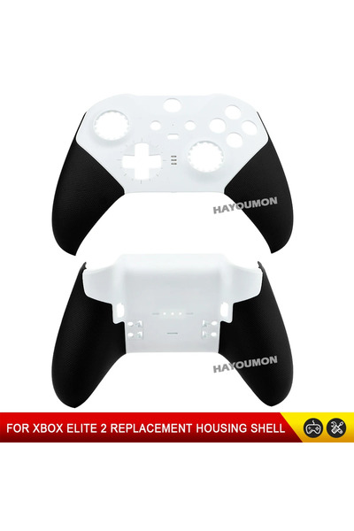 Choice1 غطاء أمامي وخلفي أبيض بديل لإصلاح وحدة تحكم Xbox One Elite Series 2
