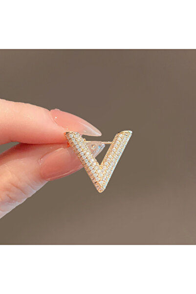 Choice 123VMold Drill V Letter Rhinestone Small Summer Anti-Exposure Button F...