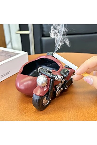 Choice منفضة سجائر صغيرة عتيقة الطراز على شكل دراجة نارية (Bj1835-75)، قطعة د...