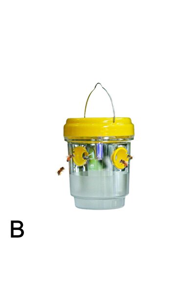 Choice مصيدة دبابير شمسية مقاومة للماء، مصيدة معلقة خارجية آمنة وغير سامة، مص...