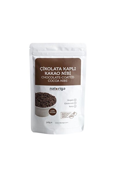 Naturiga Bitter Çikolata Kaplı Kakao Parçaları(Nibi) 140gr