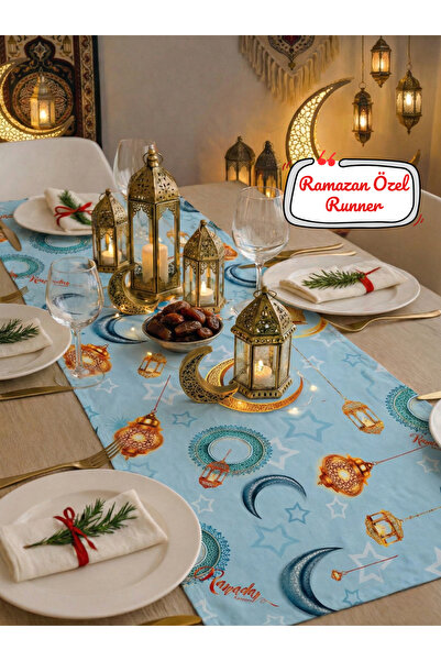 Soft Kare Covoraș special Ramadan, imprimat digital 5D, rezistent la lichide,...