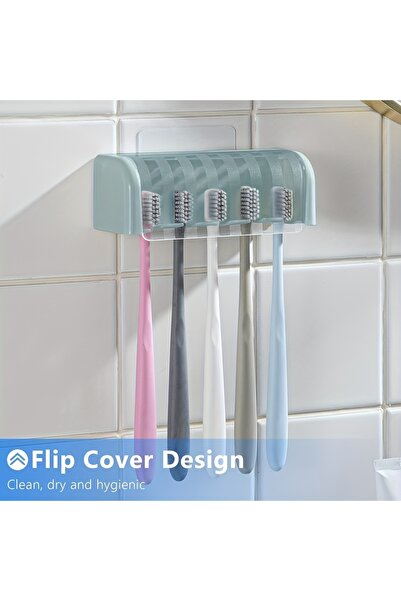 Choice1 bule 1PC Toilet dustproof, waterproof, frosted plastic adhesive, trac...