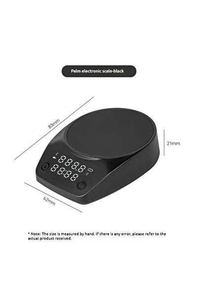 Choice black Mini Coffee Scale Electronic Italian Coffee Bean Scale Palm Size...