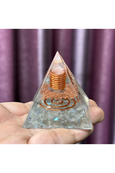 Choice قطعة واحدة من هرم الأورغونيت، سلسلة أعمدة الكريستال، هرم الأورغون، مصن...