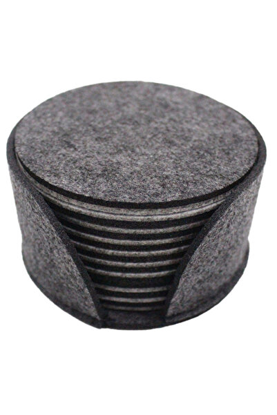 Choice Square 10pcs 10pcs Round Felt Coaster Dining Table Protector Pad Heat ...