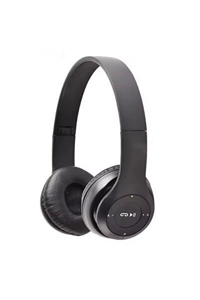 Choice سماعات رأس لاسلكية سوداء بتقنية بلوتوث 5.0، سماعات أذن بأسلاك 3.5 ملم،...