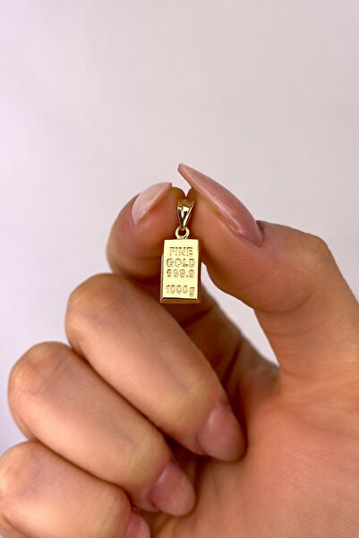 Altınaşkı Külçe Altın Kolye Ucu