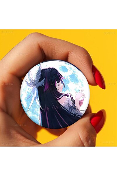 Choice27 دبابيس دائرية من لعبة Genshin Impact Columbina مقاس 25x25 مم، بشعار ...