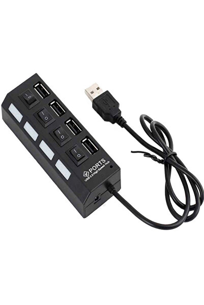 Choice1 WHITE 1PCS 4-port USB Hub One To Four Splitter Hub Plug And Play Inde...
