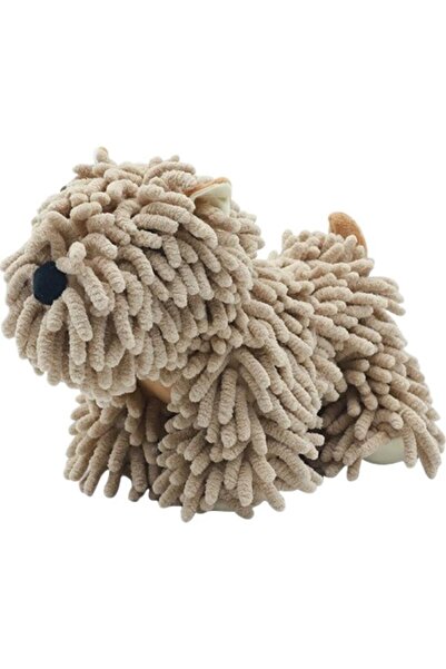 Choice1 Khaki Chenille Dog Wipe Hand Towel with Hanging Loops Quick Dry Soft ...