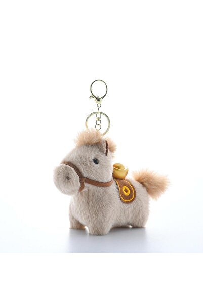 Choice1 Khaki 2026 New Year Horse Lucky Charm Pendant Horse Year Mascot Doll ...