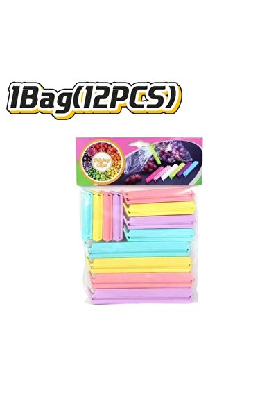 Choice Mixed packing-1bag 12pcs/set Food Storage Portable Sealer Clamp Plasti...