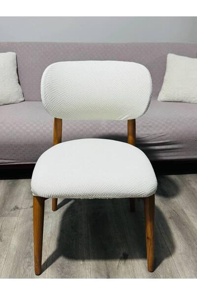 ABEX A Quality Elma Chair Cover Flexible Fabric Elastic Model Bottom-Top 2 Pi...
