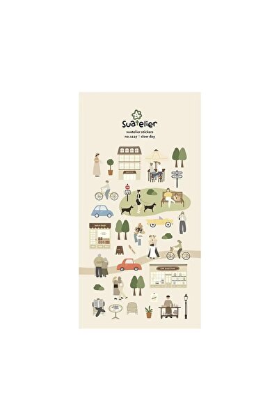 Choice 1127 Suatelier 1127 Korean Girl Slow Day Scrapbooking Stickers for DIY...