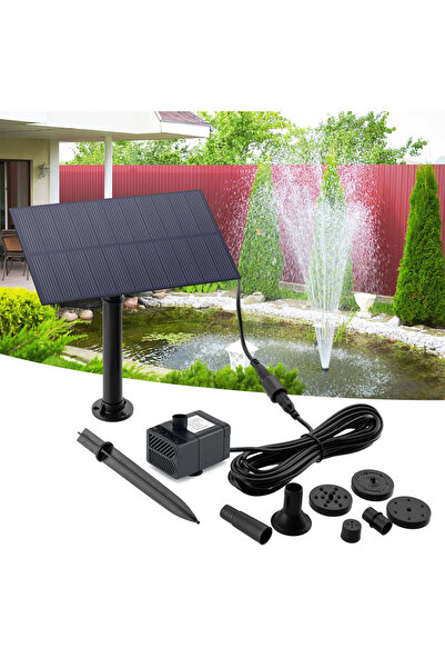 Choice 5W 5V Water Fountain Garden Decoration with Stake Solar Power Panel Wa...