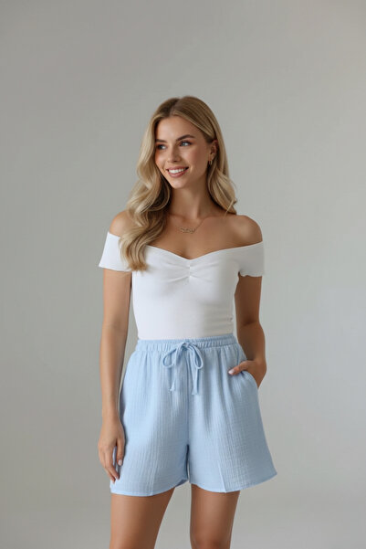 İntive Lingerie Women's Trend Model Muslin Shorts