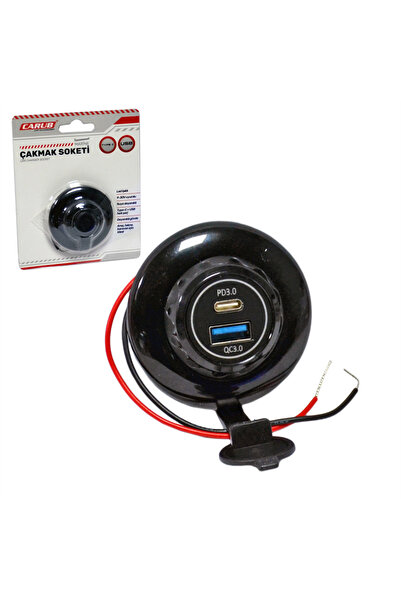 Carub Çakmak Soketi 9-30V Marine Tip 1 Type-C + 1 USB BR1700818