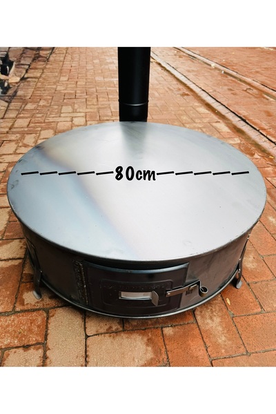 SOBACI AYDIN 80 CM DAVUL TANDIR 2mm KALINLIK YUFKA EKMEK KAVURMA TANDIRI