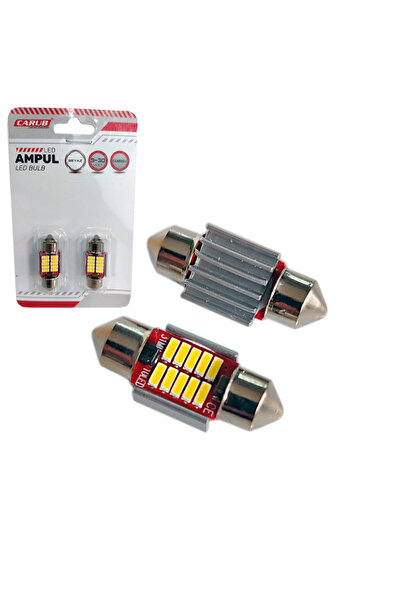 Carub 9-30V Sofit Ampul 31 mm 6W 10 SMD Led Canbus Beyaz BR0402225