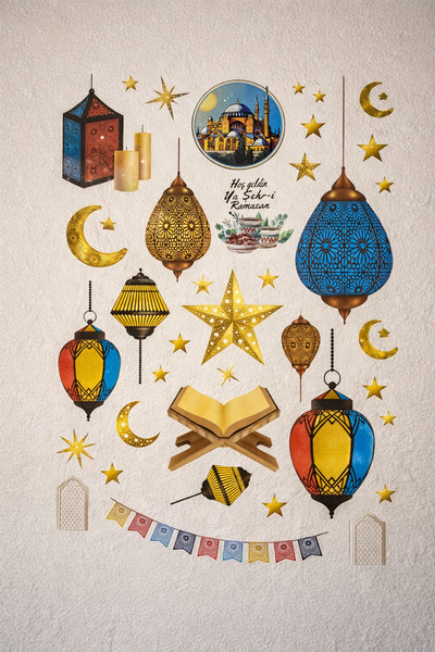 Kikajoy MVN ramazan temalıduvar ve cam sticker