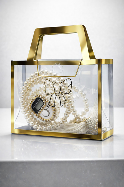 Deniz Elmasları Set de mătănii cu perle și zikrmatik cu pietre, cu geantă, 10...