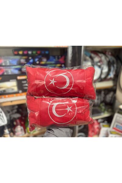 FRT TÜRK Bayraklı Oto Koltuk Boyun Yastığı Tüm Modeller için Uygundur