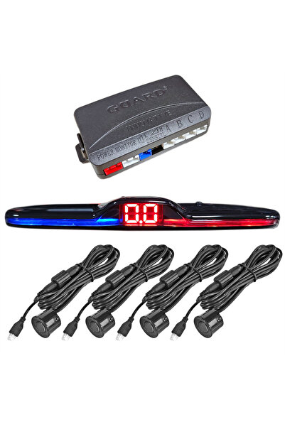 GUARD Park Sensörü Led Ekranlı (Mercedes Model) Ses İkazlı Siyah PS.MC.345