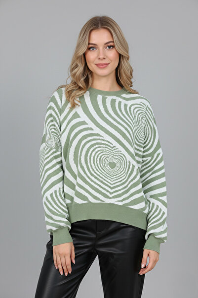 İntive Lingerie Women's Thick Woven Oversize Sweater