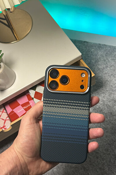 WANNA PROTECT iPhone 17 Pro Max Kılıf Magsafe Şarj Özellikli Ultra Slim Kevla...