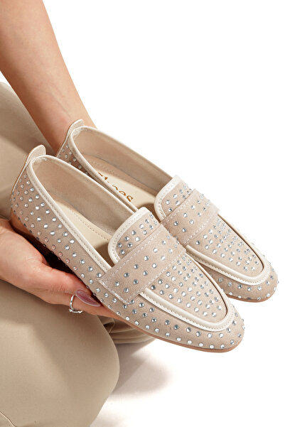 Nanis shoes Babet Diamond Detailed Flat Heels