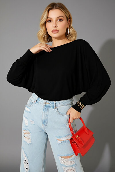 İntive Lingerie Women's Bat Sleeve Seasonal Blouse