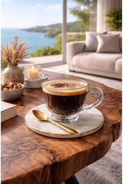 çukurova home 6 أكواب كريستال بمقابض