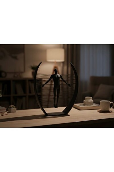 LayerOne Modern Askıda İnsan Heykeli