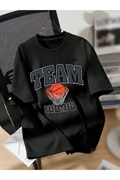 LELVANİ Μπλουζάκι με στάμπα μπάσκετ της ομάδας