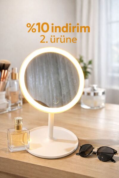 Modernica MAKYAJ AYNASI LED IŞIKLI 3 FARKLI MODU MEVCUT USB ŞARJLI