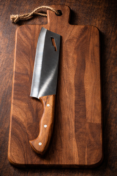 FRS-ÇELİK ÇOK AMAÇLI AVCI KAMP &OUTDOOR SATIR TİPİ EL YAPIMI BIÇAK , DERİ KIL...