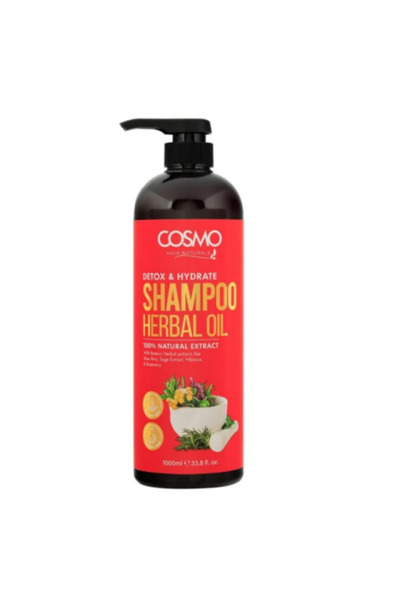 Cosmo Organic Mixed Herbs Scalp Balancing Daily Hair Shampoo (1000ml)