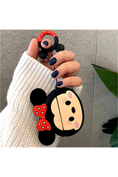 BASİAS Airpodss Pro 3 Headphone Compatible Silicone Figure Case + Hook