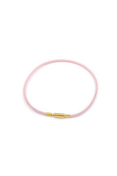 Generic Brand Steel Mesh Rope Bracelet - Pink