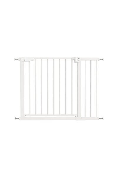 Kidizi Poarta de siguranta copii Rexa alb, reglabila 97-103 cm, montaj prin p...