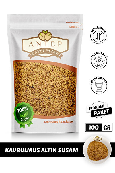 Antep Çarşı Pazar Kavrulmuş Altın Susam | 100 Gr.