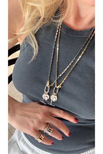 Finery by Nerrs Charmlı Long Chain Necklace Gold (65 cm)