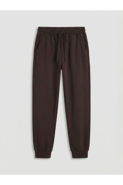 LC Waikiki Καφέ αγορίστικο παντελόνι φόρμας jogger με ελαστική μέση από την G...