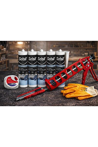 HIRDAVAT HOME 5X Selsil Duşakabin Silikon Seti - Uzman 001