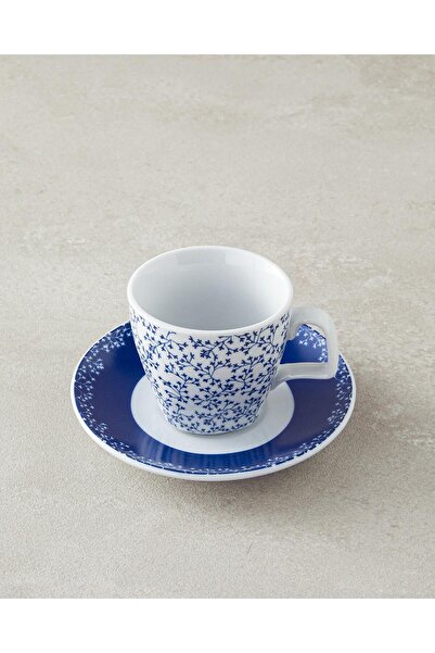 English Home Frezya Porcelain Coffee Cup Set 2 Pieces for 1 Person Blue 99ml