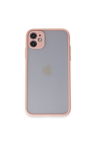 cepmoda iPhone "11" Matte Silicone Phone Case - Frosted Transparent Cover [Pink]